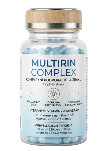 Multirin Complex – výživový doplněk pro podporu zraku, tobolky v balení